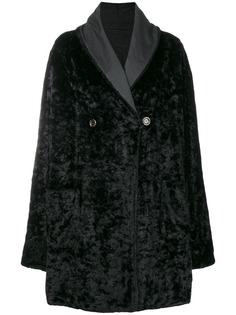 пальто прямого кроя Fendi Vintage