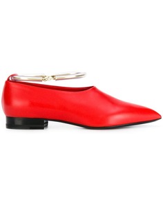 лоферы с заостренным носком Jil Sander