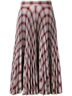 checked pleated skirt Calvin Klein 205W39nyc