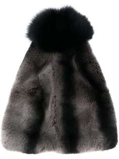fur pom pom beanie Liska