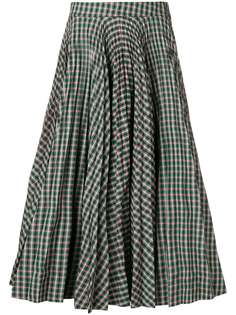 пышная юбка в клетку тартан Calvin Klein 205W39nyc