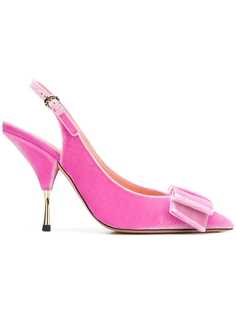 bow slingback pumps Rochas