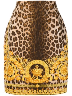 юбка с принтом Versace Vintage