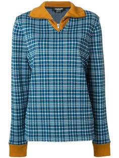 zip up tartan jumper Calvin Klein 205W39nyc
