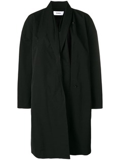 пальто в стиле оверсайз с разрезом Chalayan