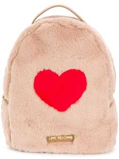 рюкзак из искусственного меха Love Moschino