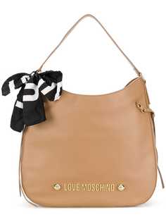 сумка-тоут с логотипом Love Moschino