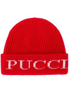 ribbed logo beanie Emilio Pucci