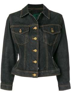 облегающая джинсовая куртка Jean Paul Gaultier Vintage