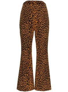 брюки с леопардовым принтом Pushbutton