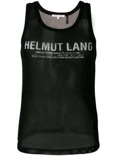 сетчатая майка с логотипом Helmut Lang