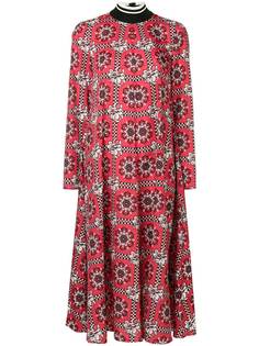 платье миди с принтом Red Valentino