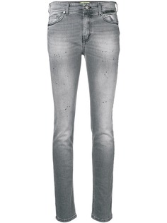 джинсы скинни с выцветшим эффектом Versace Jeans