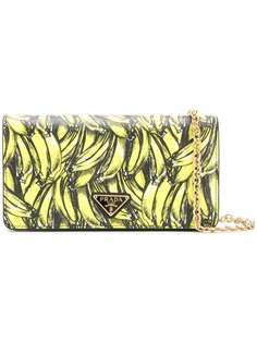 сумка с принтом бананов и логотипом Prada