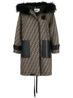 FF logo coat Fendi