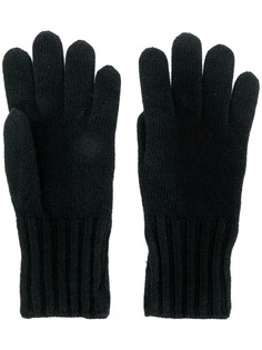 трикотажные перчатки с логотипом Fendi