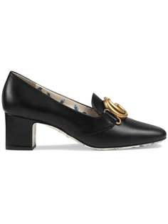 Double G decorated mid-heel pumps Gucci