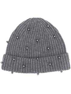 embellished beanie hat N.Peal