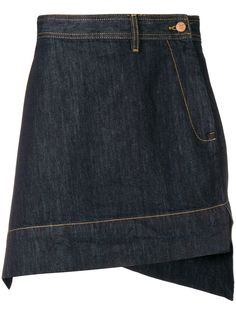 джинсовая юбка асимметричного кроя Vivienne Westwood Anglomania 