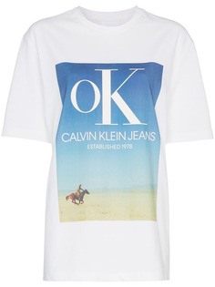футболка с принтом логотипа Calvin Klein Jeans Est. 1978