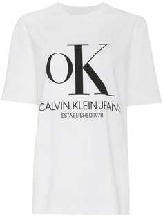 OK print t-shirt Calvin Klein Jeans Est. 1978
