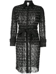 embellished fitted coat Huishan Zhang