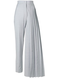pleated detail trousers Seen