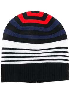 multicolour striped beanie hat Sonia Rykiel