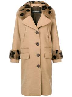 классическое однобортное пальто Simonetta Ravizza