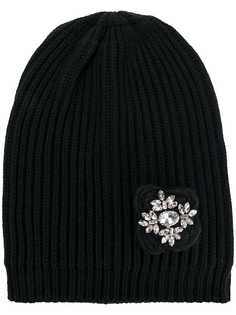 brooch embellished beanie Twin-Set