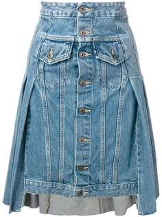 джинсовая юбка с асимметричным подолом Levi's: Made & Crafted