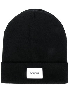 logo patch beanie hat Dondup