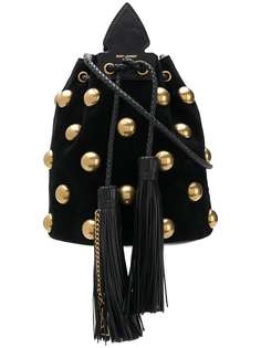 сумка-мешок с заклепками Saint Laurent