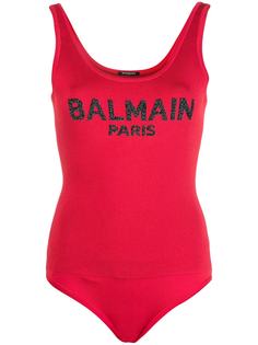 боди с логотипом Balmain