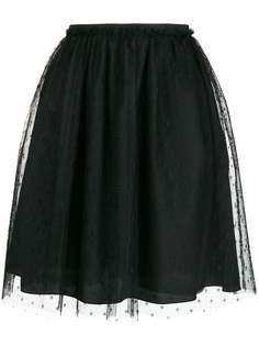 юбка с завышенной талией Red Valentino