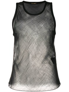 sheer tank top Saint Laurent