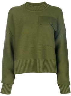 джемпер с карманом Jil Sander Navy