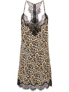 платье-сорочка с леопардовым принтом Gold Hawk