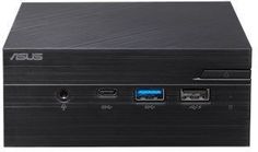 Неттоп ASUS PN40-BBC081MC, Intel Celeron J4005, Intel UHD Graphics 600, noOS, черный [90ms0181-m00810]