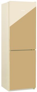 Холодильник NORD NRB 119NF 742, двухкамерный, бежевый стекло [00000249936]