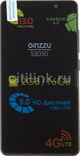 Смартфон GINZZU S5050, черный