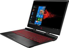 Ноутбук HP Omen 15-dc0007ur, 15.6&quot;, Intel Core i7 8750H 2.2ГГц, 16Гб, 1000Гб, 256Гб SSD, nVidia GeForce GTX 1070 - 8192 Мб, Windows 10, 4GT42EA, черный