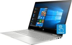 Ноутбук-трансформер HP Envy x360 15-cn0003ur, 15.6&quot;, Intel Core i5 8250U 1.6ГГц, 8Гб, 256Гб SSD, Intel UHD Graphics 620, Windows 10, 4GU76EA, серебристый