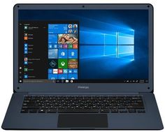 Ноутбук PRESTIGIO SmartBook 141C2, 14.1&quot;, Intel Celeron N3350 1.1ГГц, 3Гб, 32Гб eMMC, Intel HD Graphics 500, Windows 10 Home, PSB141C02ZFH_BB_CIS, темно-синий