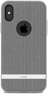 Чехол (клип-кейс) Moshi Vesta, для Apple iPhone X, серый [99mo101031] Noname