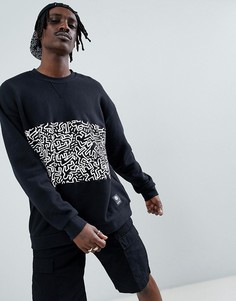 Черный свитшот Element x Keith Haring - Черный