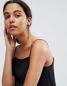 Серьги с цветами Steve Madden - Фиолетовый