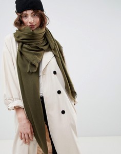 Легкий мягкий шарф ASOS DESIGN - Зеленый