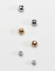 Серьги-гвоздики DesignB - Мульти