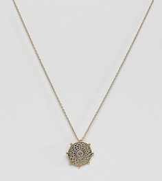 Позолоченное ожерелье с монетой Orelia - Золотой